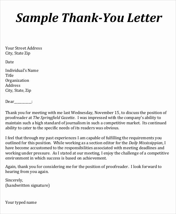 Business Thank You Note Template New 10 Sample Business Letters