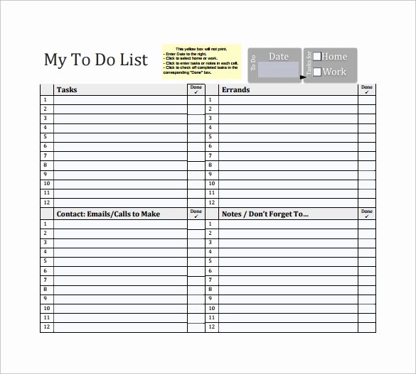 Business to Do List Template Best Of 17 Sample to Do List Templates Download for Free