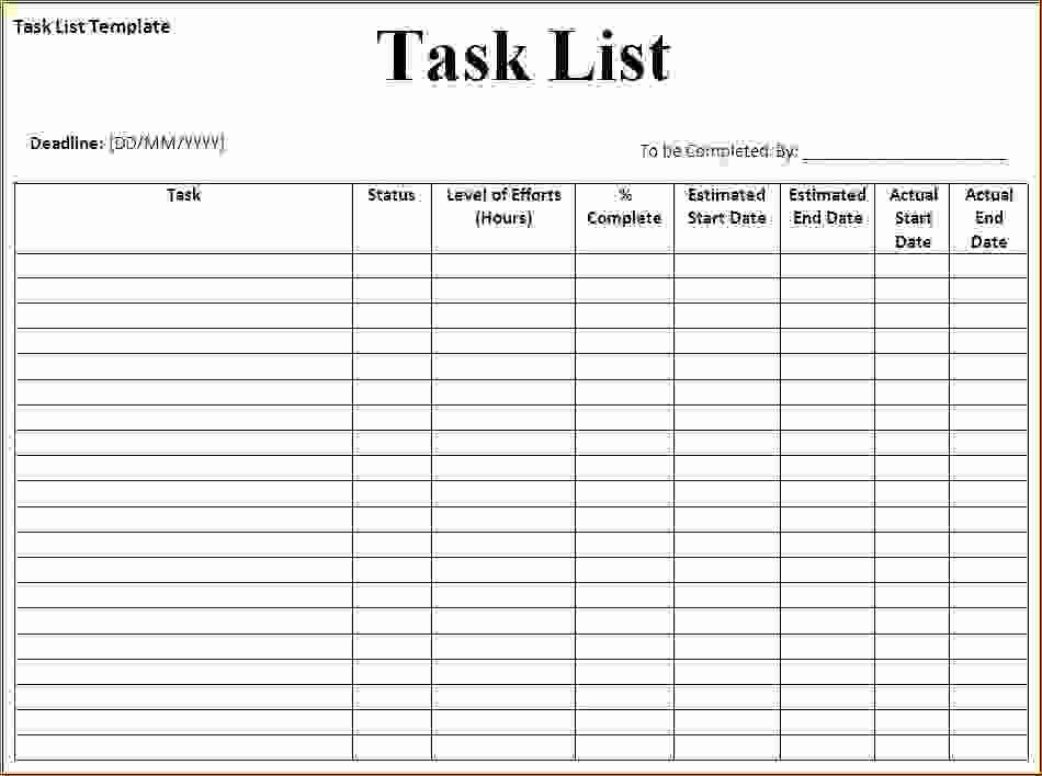 Business to Do List Template Best Of 8 Daily Task Template