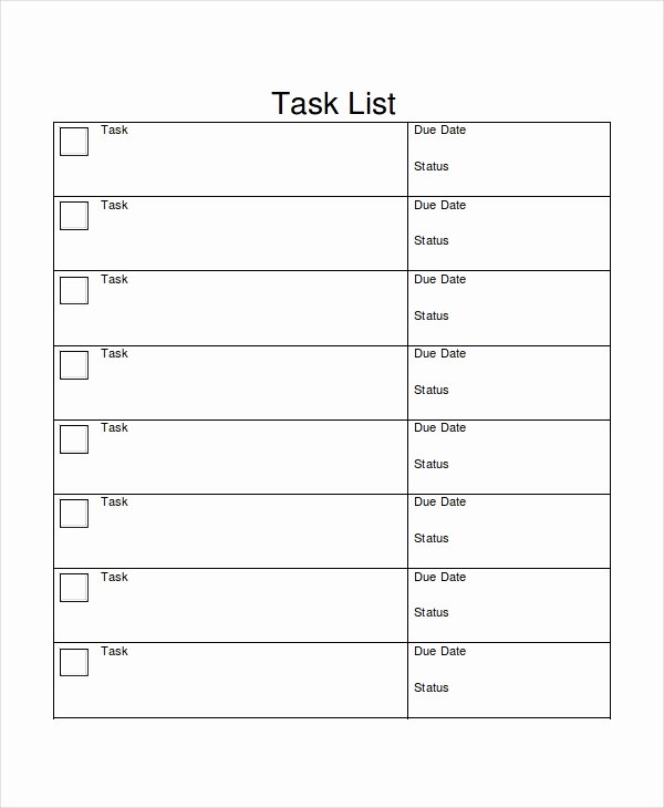 Business to Do List Template Fresh Work to Do List Template 6 Free Word Excel Pdf