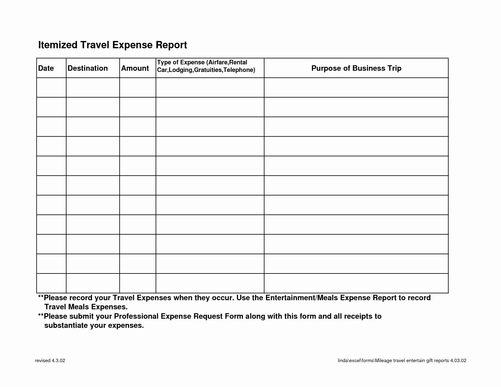 Business Trip Expenses Template Fresh Business Trip Expenses Template Business Spreadshee
