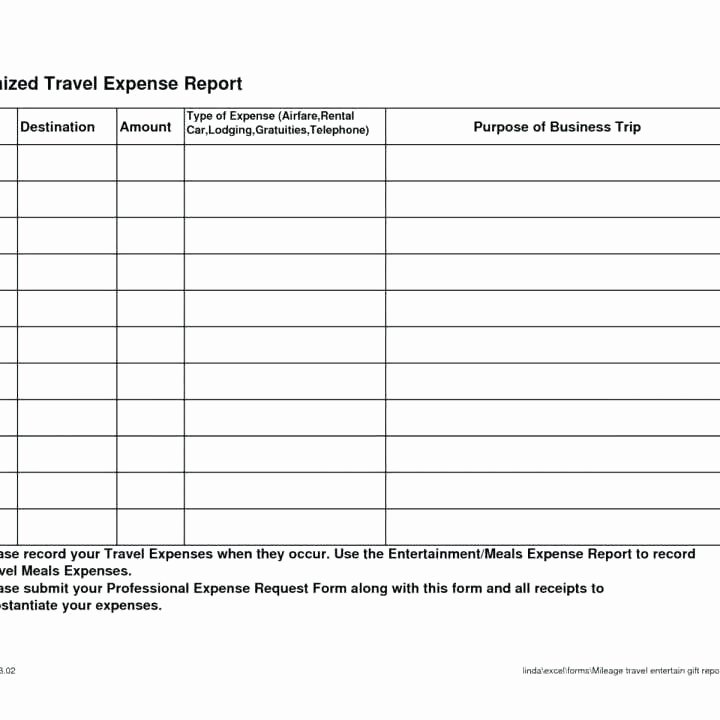 Business Trip Expenses Template Luxury Spreadsheets Quizlet