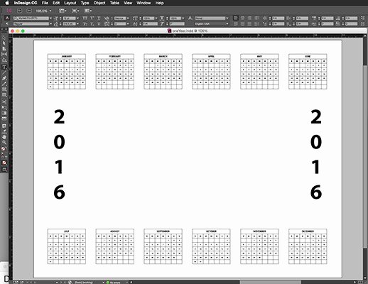 Calendar Template for Photoshop Beautiful Shop Calendar Template
