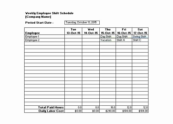 Call Center Schedule Template Excel Inspirational Call Schedule Template Work Roster Template Excel