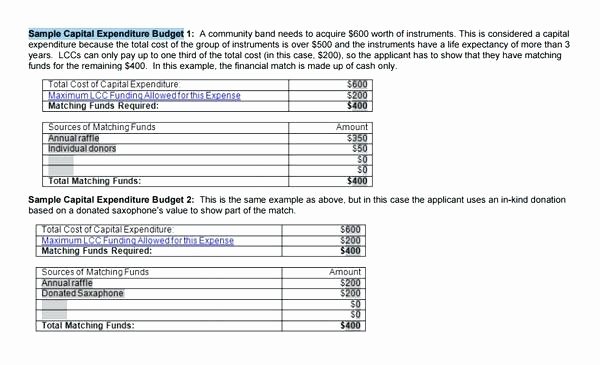 Capital Expenditure Budget Template Excel Best Of Capital Expenditure Template Excel Capital Expenditure