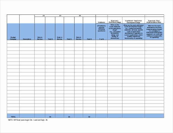 Capital Expenditure Budget Template Excel New 8 Capital Expenditure Bud Templates Free Sample