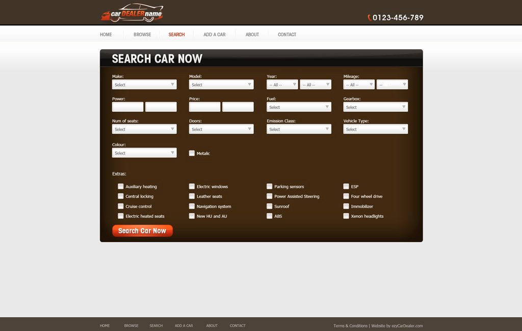 Car Dealer Website Template Free Best Of Car Dealer Website Template