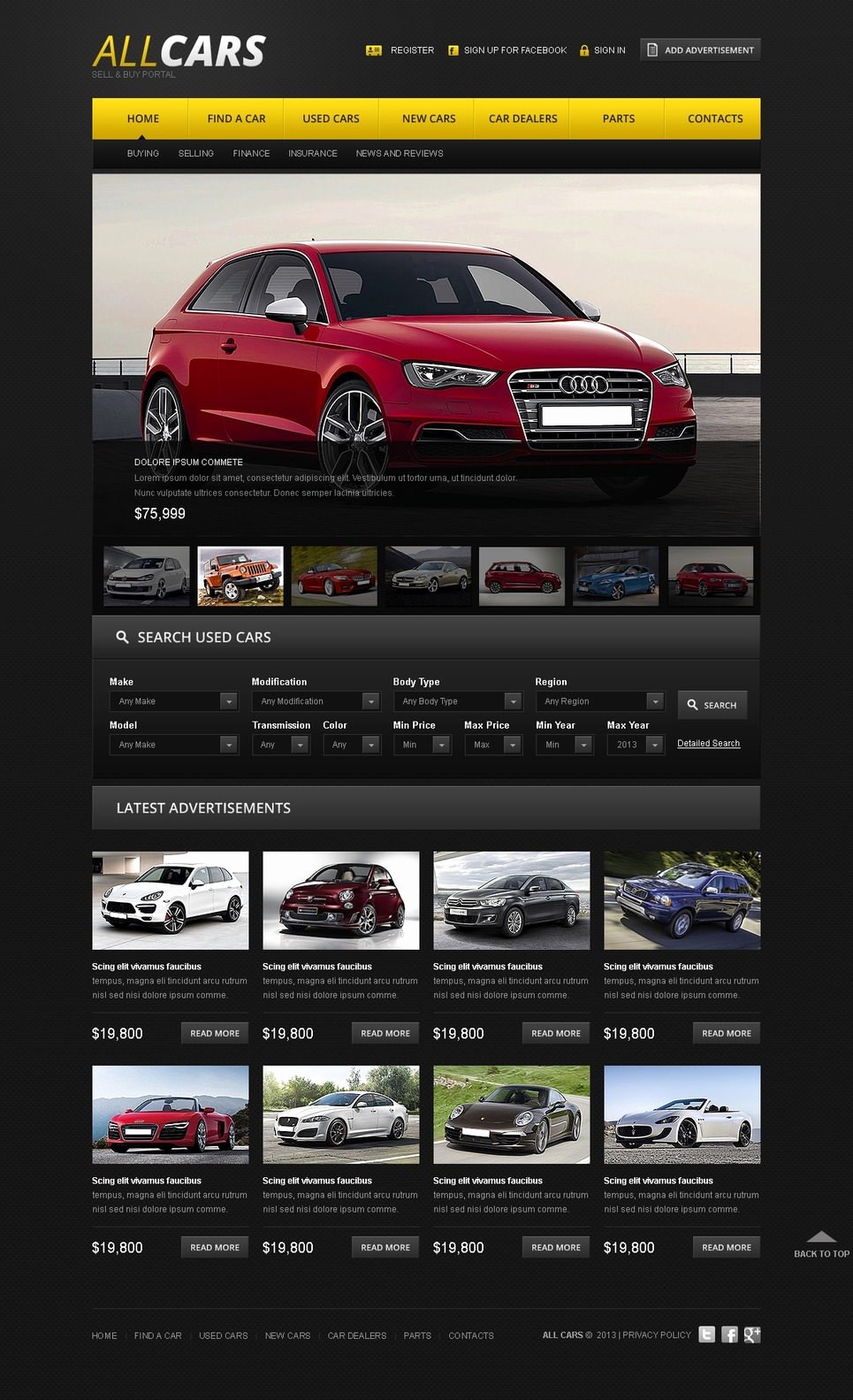 Car Dealer Website Template Free Luxury 22 Best Premium Car Website Templates
