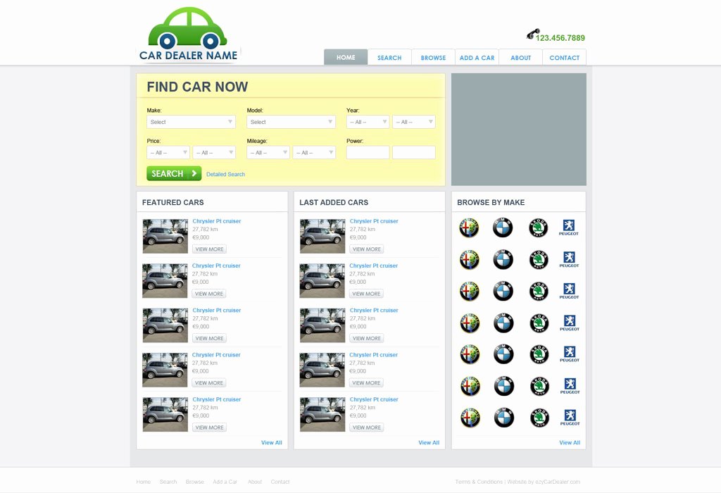 Car Dealer Website Template Free Unique Free Car Dealer Website Template