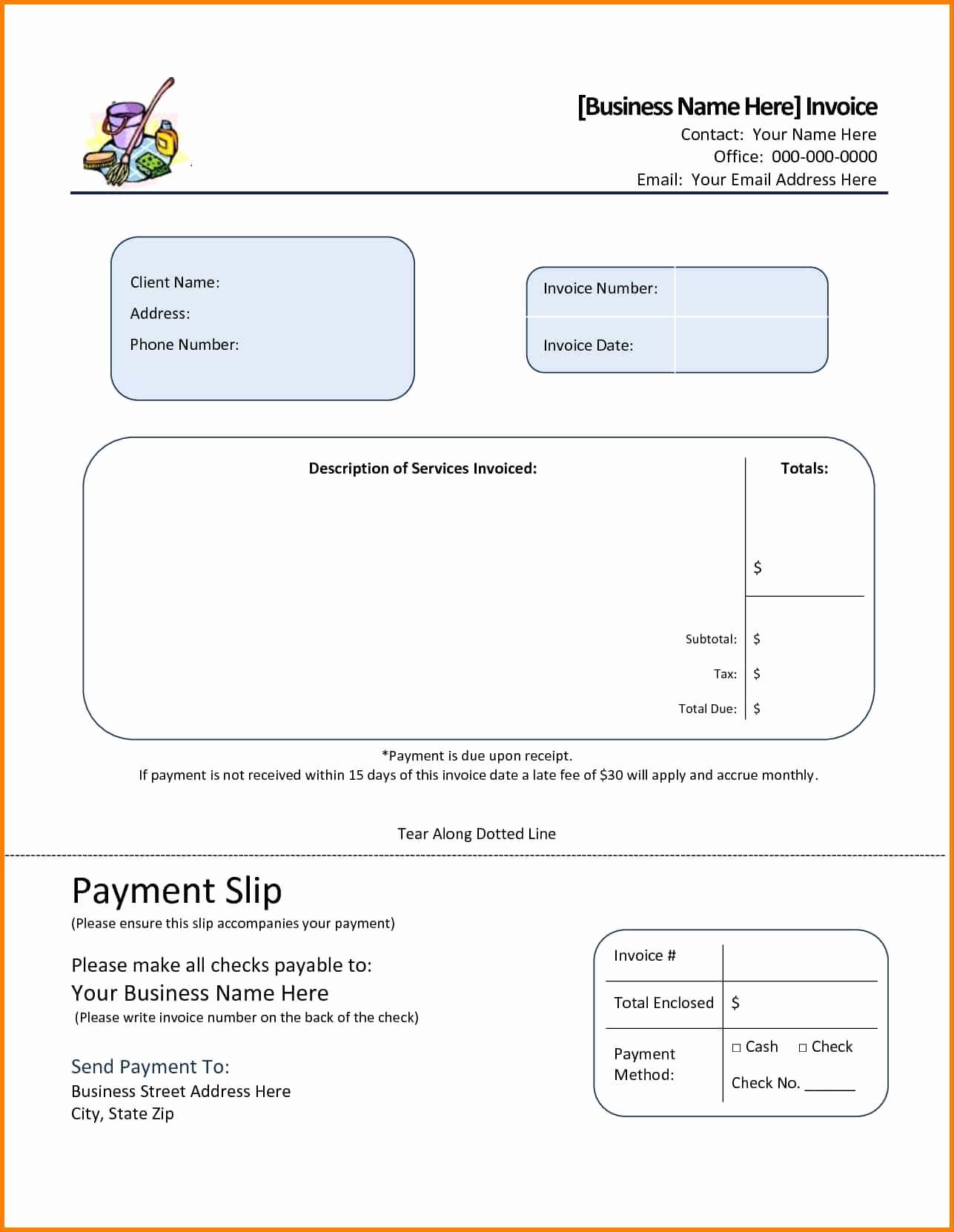 Carpet Cleaning Invoice Template Beautiful Self Employed Cleaner Invoice Template and Carpet Cleaning