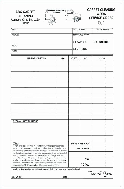 Carpet Cleaning Invoice Template Best Of Carpet Cleaning Technician Resume