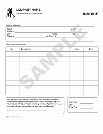 Carpet Cleaning Invoice Template Unique Carpet Cleaning Invoice Driverlayer Search Engine