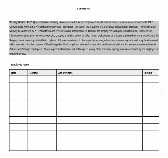 Case Management Notes Template Best Of 10 Free Microsoft Word Case Templates Download