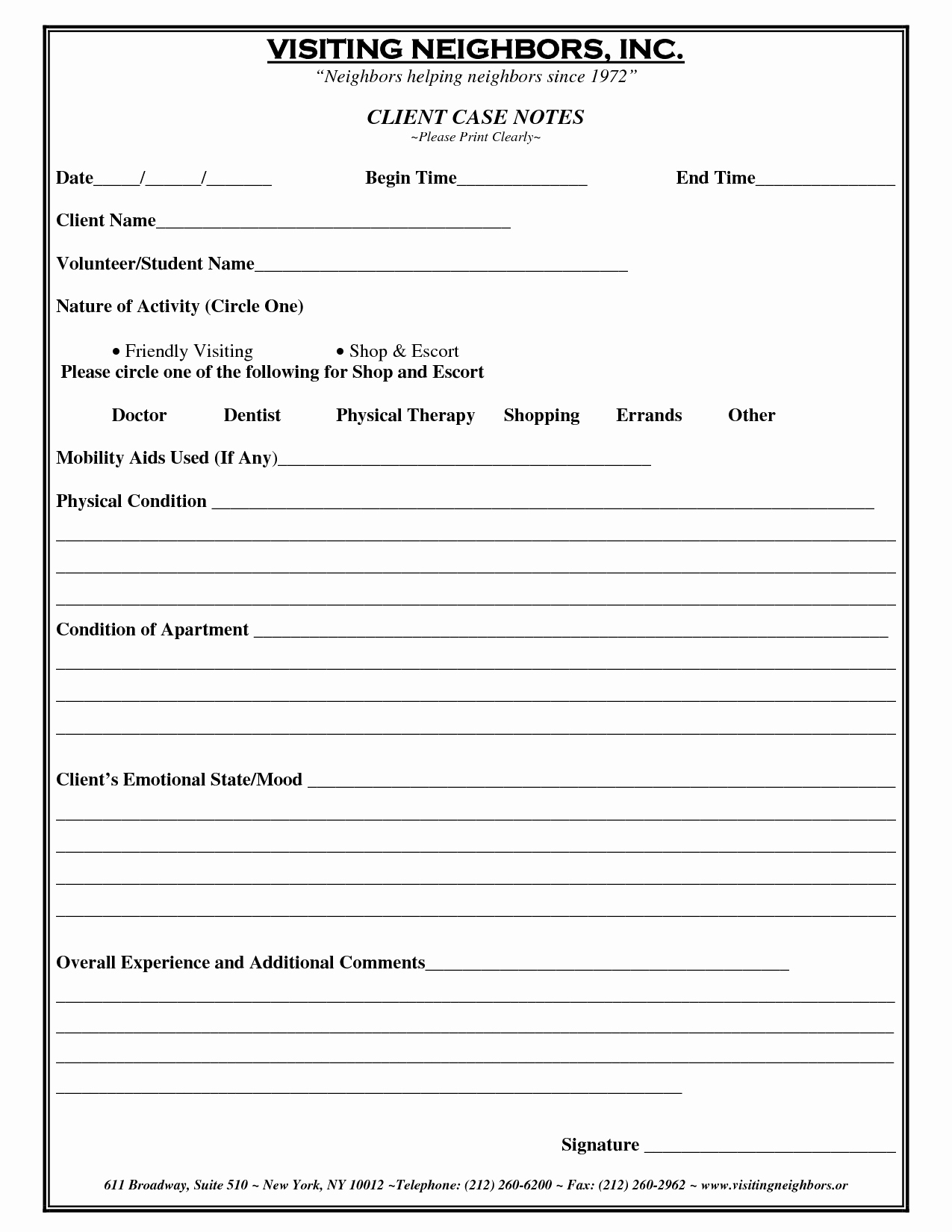 Case Management Notes Template Fresh 10 Best Of Case Note form Case Management Notes