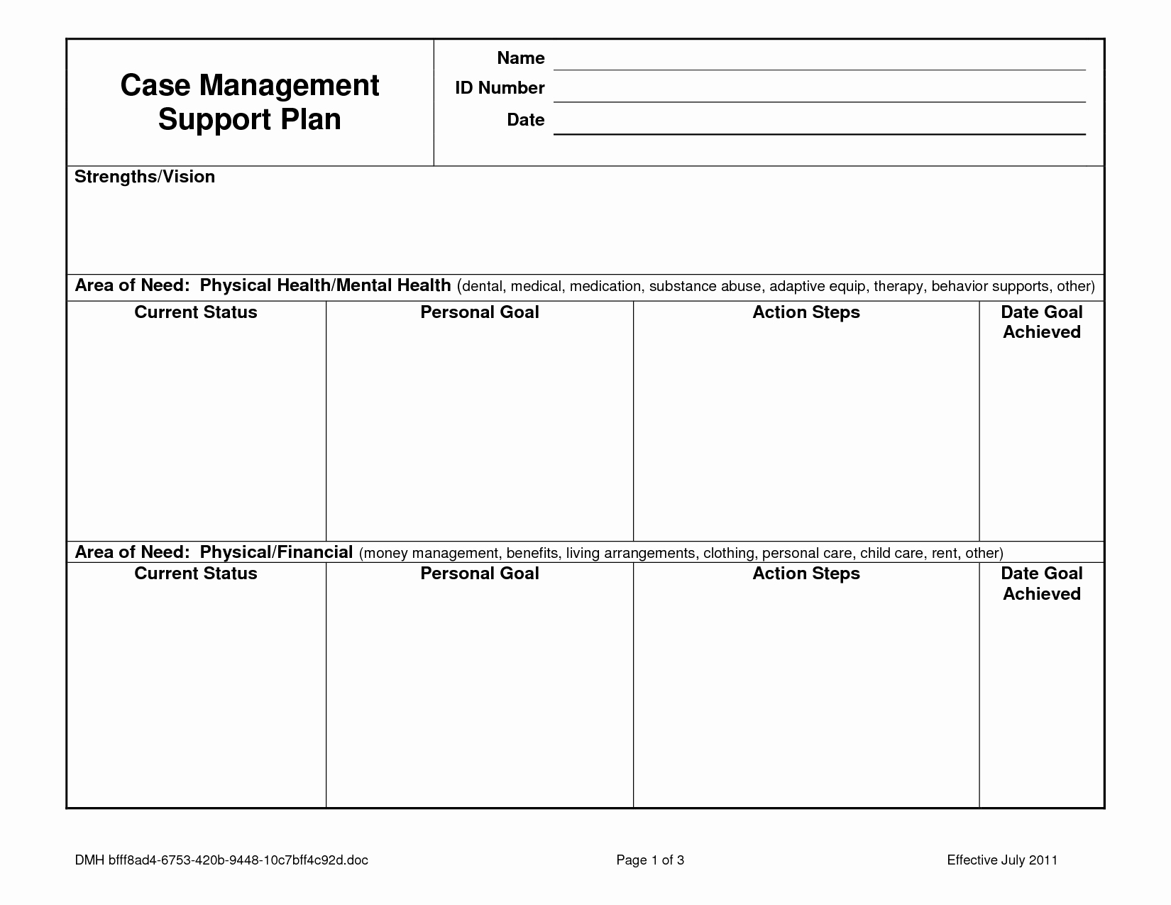 Case Note Template social Work Best Of Case Notes Template Case Management Service Plan