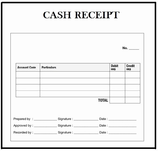Cash Receipt Template Word Best Of Customizable Cash Receipt Template In Word Excel and Pdf
