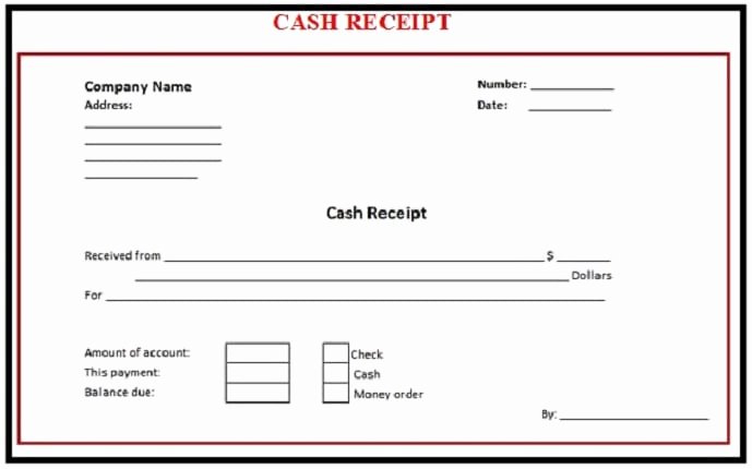 Cash Receipt Template Word Inspirational 6 Free Cash Receipt Templates Excel Pdf formats