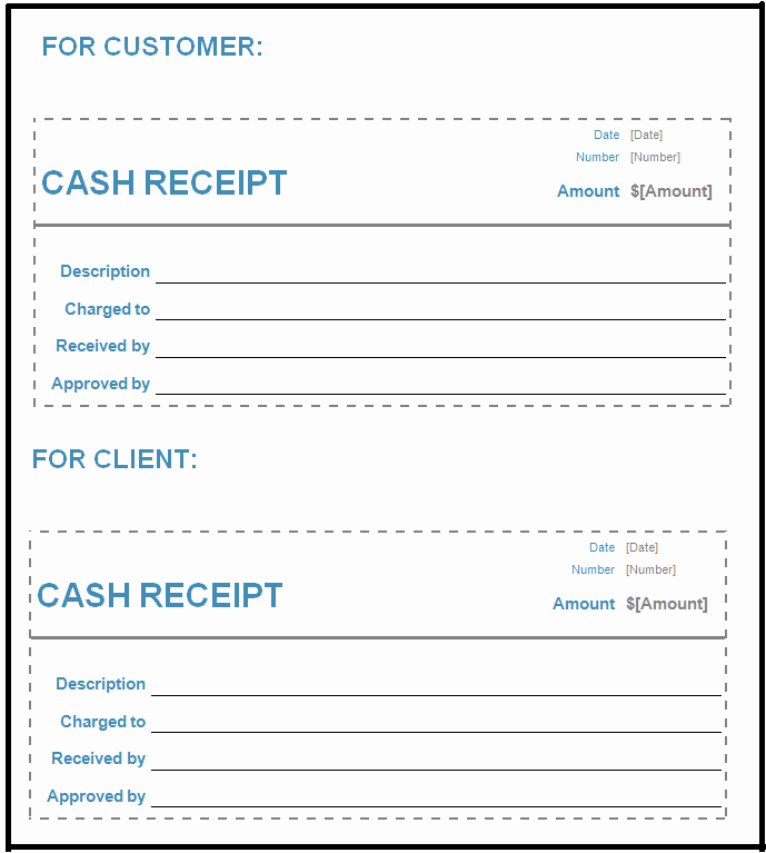Cash Receipt Template Word Lovely Cash Receipt Template Microsoft Word to Pin On