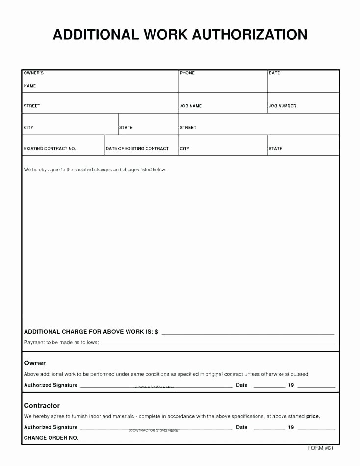 Change order Template for Construction Beautiful Change order Request Template Best form Excel Beautiful