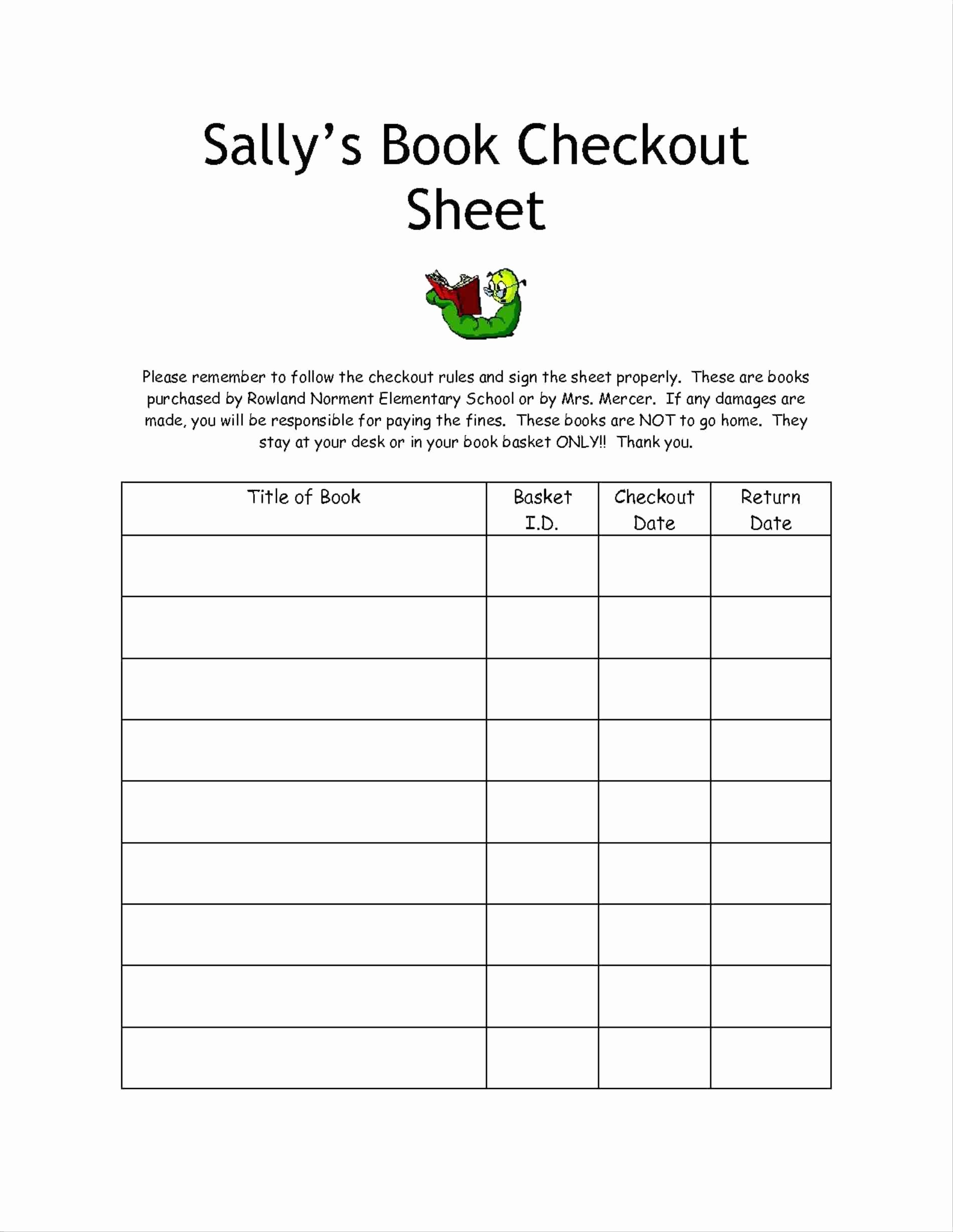 Check In Sheet Template New Template Check Out Sheet Template