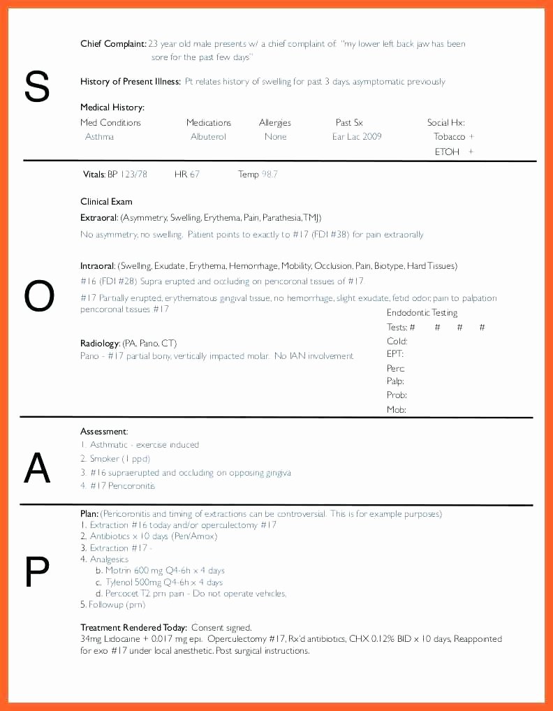 Chiropractic soap Notes Template Beautiful Printable Printable Chiropractic forms soap Note