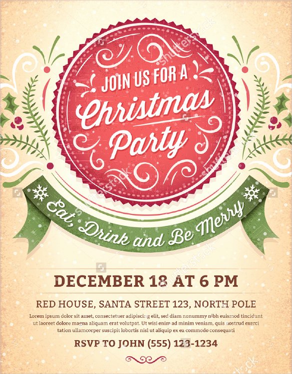 Christmas Party Invite Template Inspirational 59 Invitation Templates Psd Ai Word Indesign