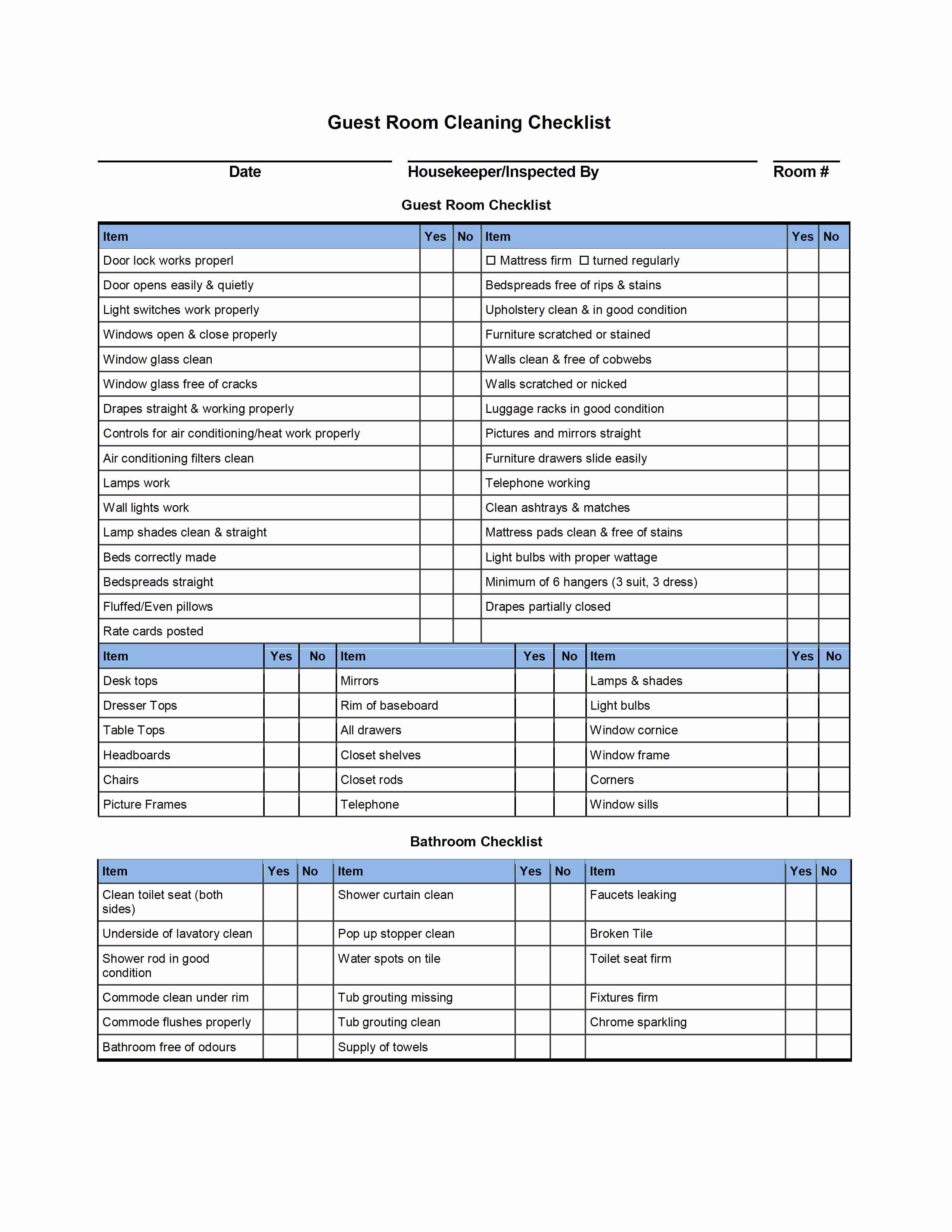 Cleaning Service Checklist Template Inspirational Hotel Room Cleaning Checklist Templates External House
