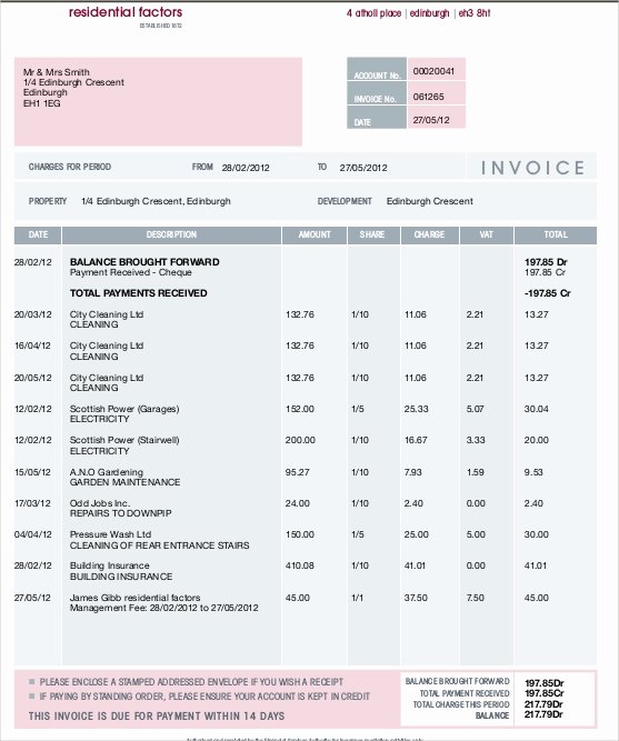 Cleaning Service Invoice Template Elegant Cleaning Invoice Template 7 Free Word Pdf Documents