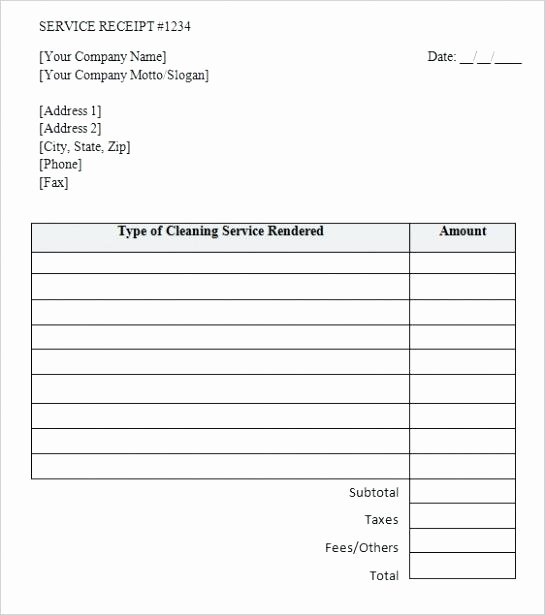 Cleaning Services Invoice Template New Cleaning Services Invoice Download now Cleaning Service
