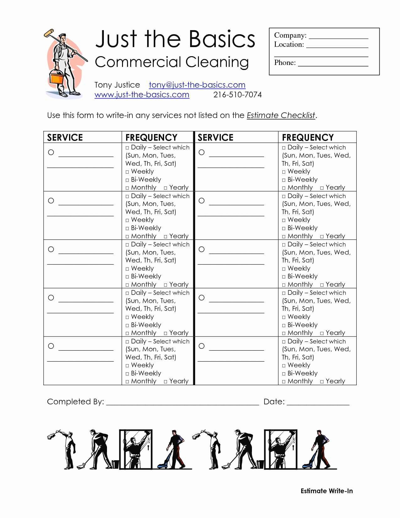 Cleaning Services Price List Template Inspirational Lovely Mercial Cleaning Services Price List Template