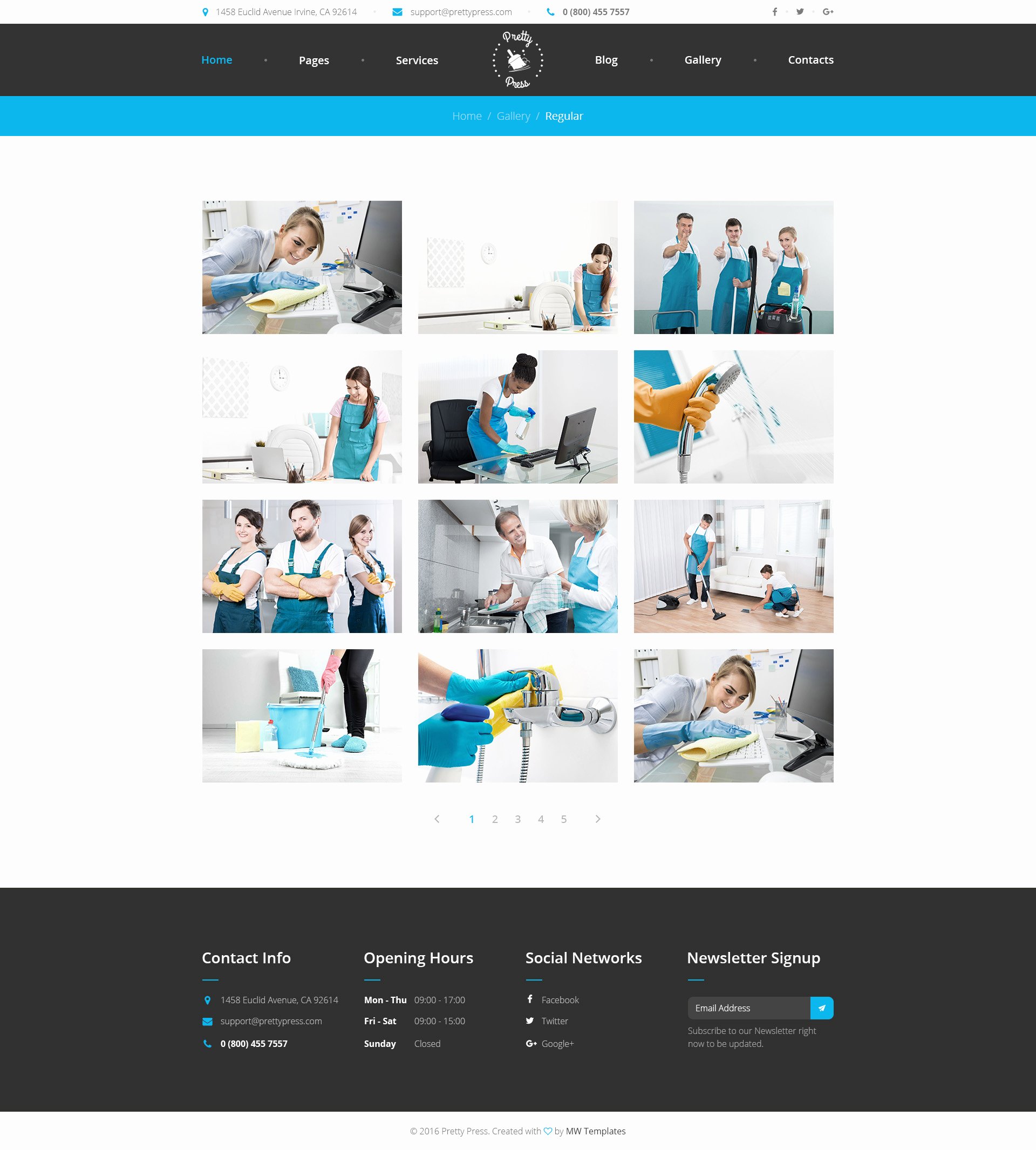 Cleaning Services Website Template Inspirational Prettypress – Cleaning Service HTML Template