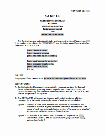 Client Service Agreement Template Beautiful Service Agreement Template Free Download Create Edit