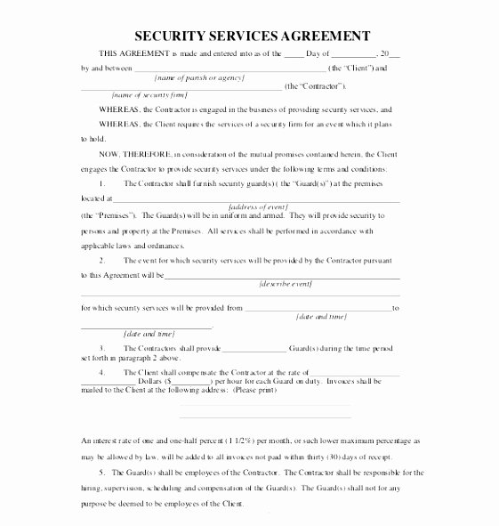 Client Service Agreement Template Best Of 5 Client Service Agreement Template Uuxra