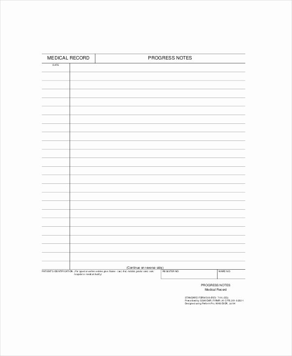 Clinical Progress Notes Template Awesome 10 Progress Note Templates Pdf Doc