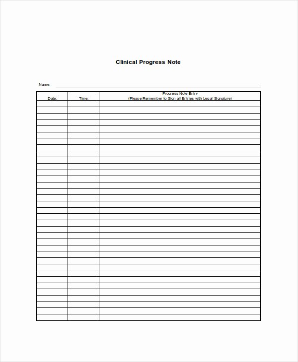 Clinical Progress Notes Template Beautiful 19 Progress Note Examples &amp; Samples Pdf Doc