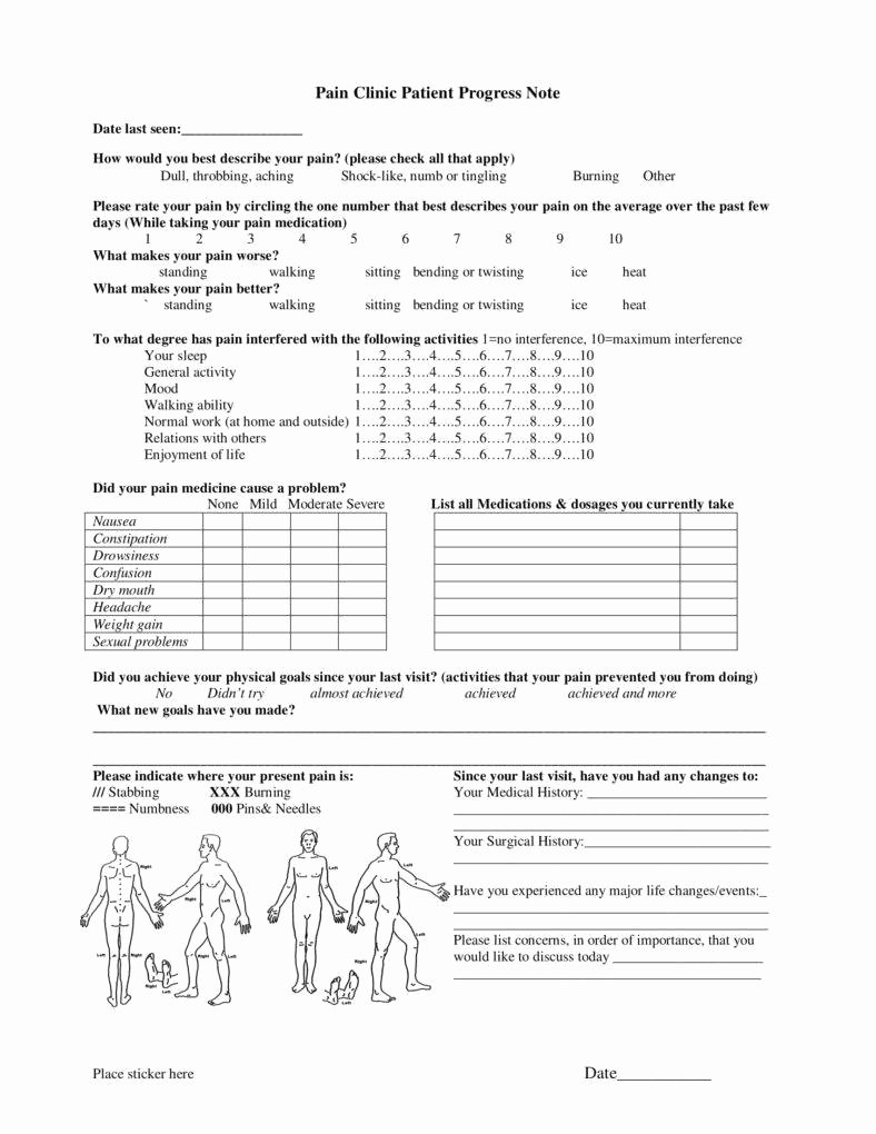Clinical Progress Notes Template Fresh 5 Medical Progress Note Templates Pdf
