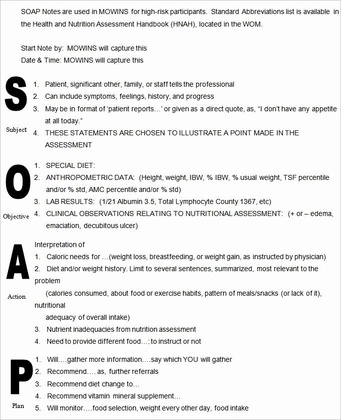 Clinical Progress Notes Template New Best 25 soap Note Ideas On Pinterest