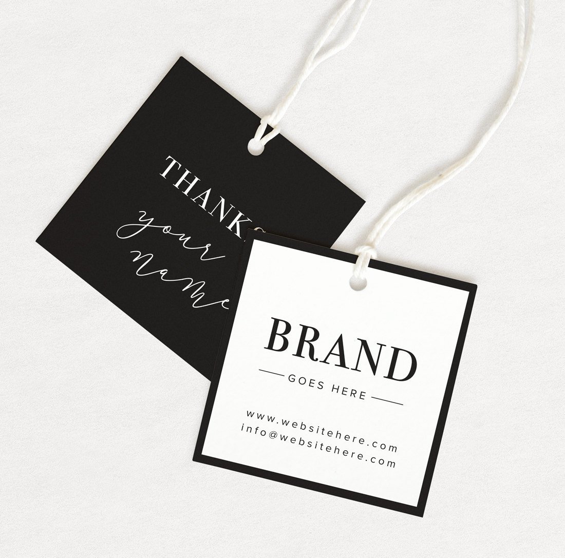 Clothing Hang Tag Template Best Of Thank You Tag Product Thank You Custom Hang Tag Custom