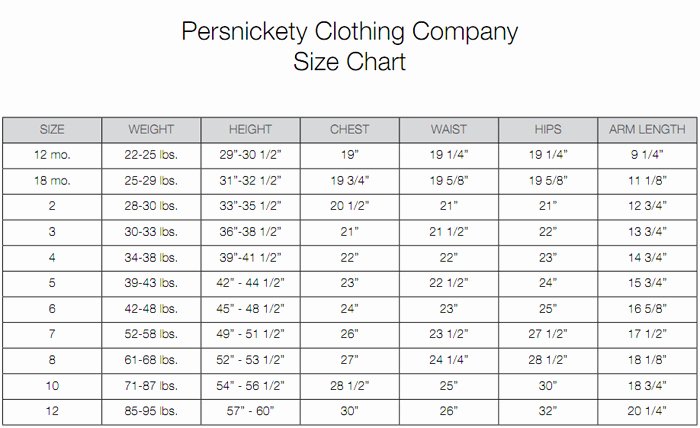 Clothing Size Chart Template Unique the Answer to Your Questions About Boutique Girls Clothing
