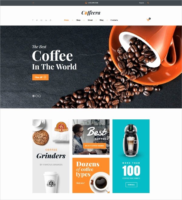 Coffee Shop Website Template Lovely 12 Coffee Shop Website themes &amp; Templates