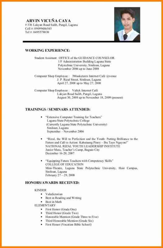 College App Resume Template Awesome College Application Resume Template