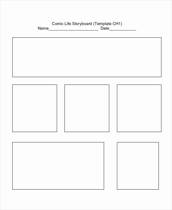 Comic Strip Template Word Luxury 6 Ic Storyboard – Free Sample Example format Download