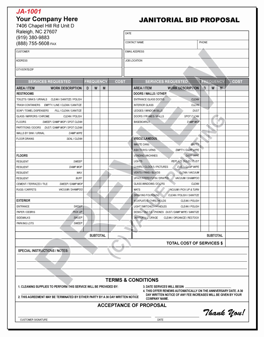 Commercial Cleaning Estimate Template Inspirational Free Design Fast Shipping On Carpet Cleaning forms