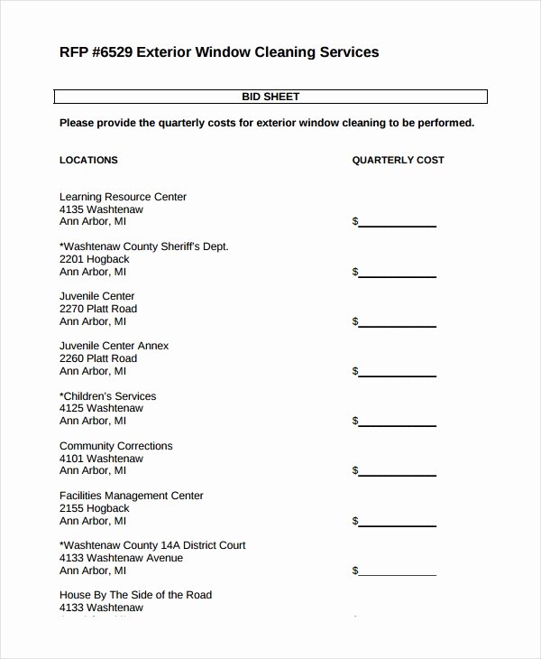 Commercial Cleaning Proposal Template Free Unique 14 Cleaning Proposal Templates Word Pdf