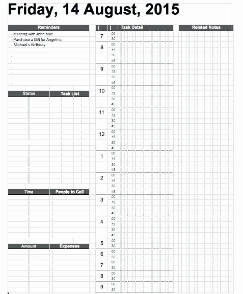 Commercial Construction Schedule Template Inspirational Printable Daily Schedule Template Mercial Construction