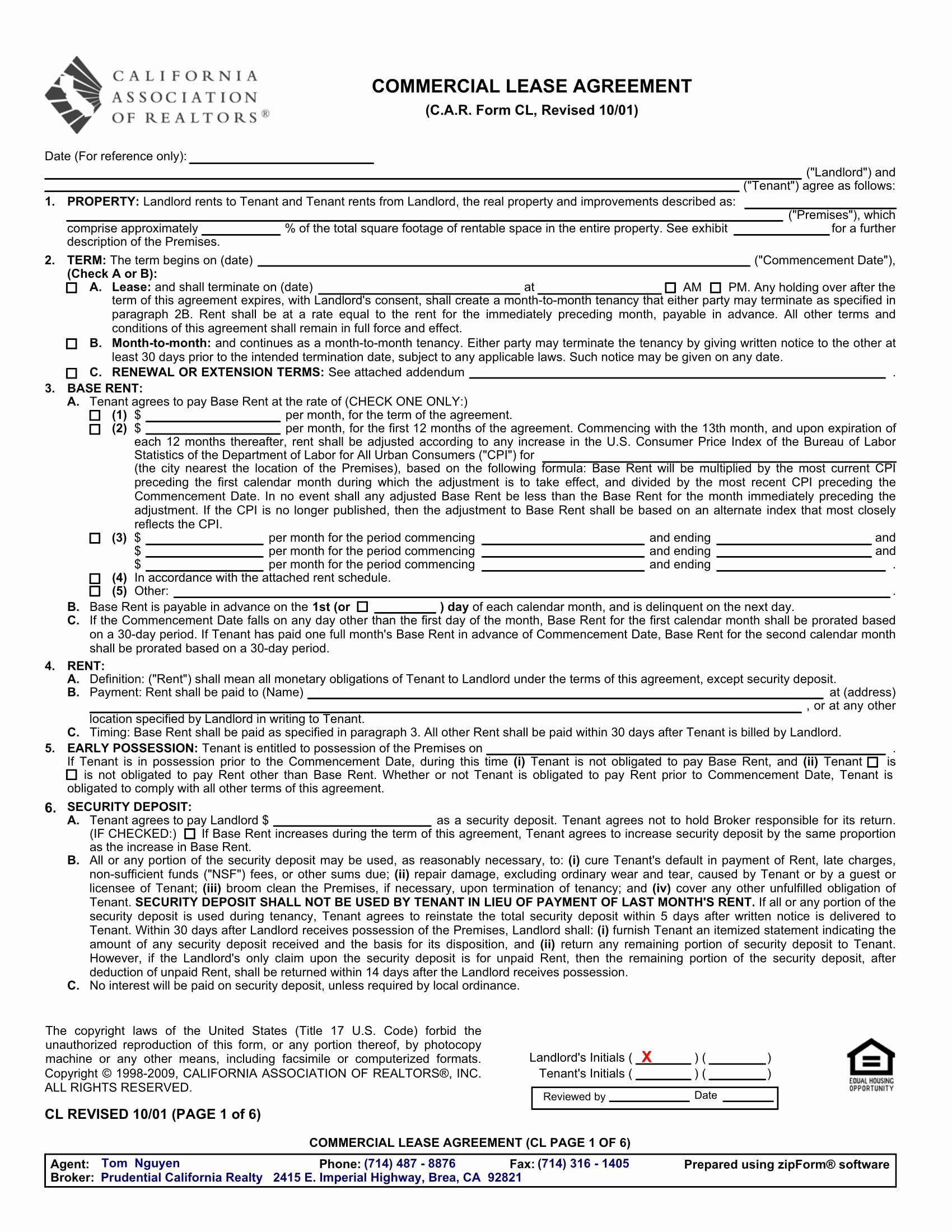 Commercial Lease Agreement Template Free Inspirational 15 Business forms for Car Dealers and Other Vehicle