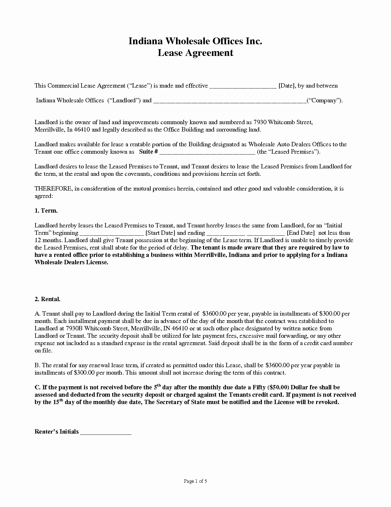 Commercial Lease Agreement Template Free Unique 13 Mercial Lease Agreement Templates Excel Pdf formats