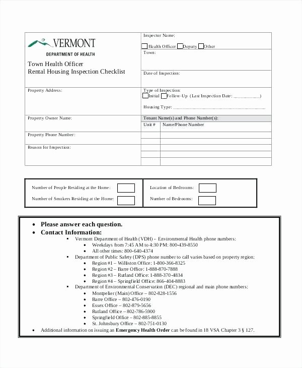 Commercial Property Inspection Checklist Template New Rental Inspection Checklist Template – Azserverfo