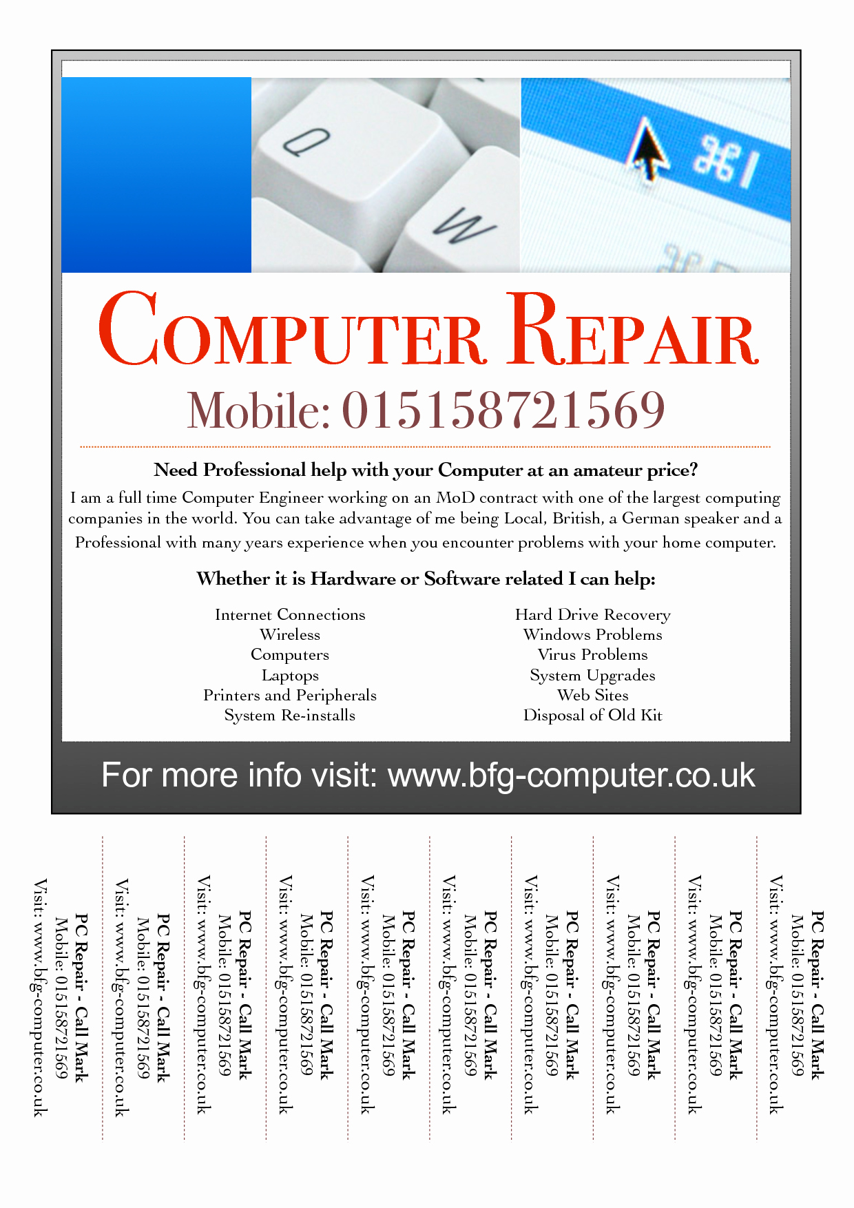 Computer Repair Flyer Template Fresh 6 Puter Repair Flyers Website Wordpress Blog