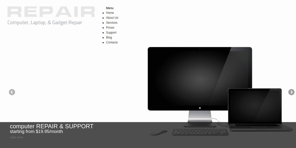 Computer Repair Website Template Awesome 10 Puter Repair Website Templates &amp; themes